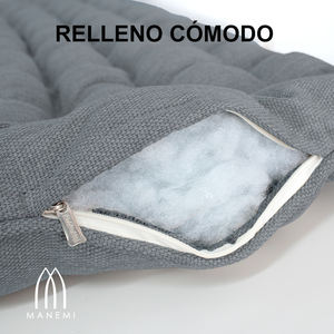Cojín para Banco de Interior y Exterior con Funda con Cremallera, Relleno de Fibra Hueca, Almohadas Lumbares y Cojines para Asiento - Product Image 5