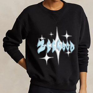 เสื้อฮู้ดดี้โอเวอร์ไซส์สำหรับผู้หญิง ผ้าคอตตอน 100% คุณภาพสูง หนานุ่ม สวมใส่สบาย สไตล์สตรีทแวร์ พิมพ์ลาย  สำหรับฤดูหนาว - Product Image 3