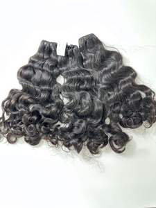 Más vendidos 100% Cabello humano Camboyano de onda natural cruda sin procesar Super doble máquina dibujada trama doble 12-32 pulgadas - Product Image 4