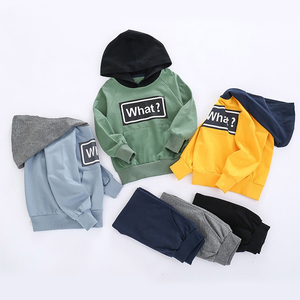 Conjuntos de Ropa Casual de Algodón 100% para Niños, Otoño, Trajes Deportivos Personalizados para Niños - Product Image 6