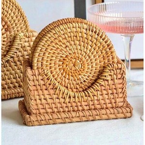 Posavasos tejido a mano de caña, diseño moderno, nuevo aspecto, posavasos de yute elegante para el hogar, mesa de Hotel, posavasos de yute de alta calidad - Product Image 3