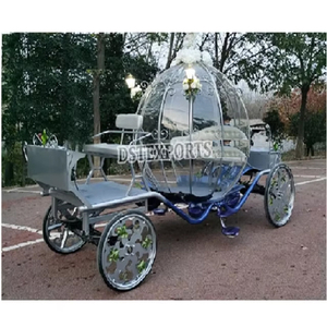 Chariot de mariage de Cendrillon nouvellement conçu thème d'Halloween chariot de Cendrillon de citrouille chariot de Cendrillon européen noirâtre - Product Image 3