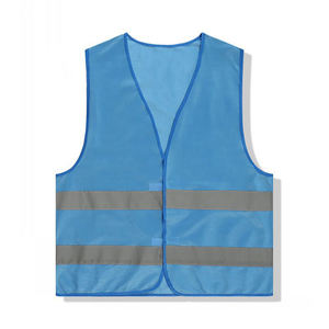 Chaleco reflectante de alta visibilidad con cierre de cremallera - Product Image 3