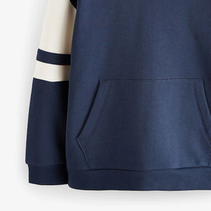 เสื้อฮู้ดเด็กผู้ชาย / ดีไซน์สีตัดต่อ สำหรับผู้ซื้อจำนวนมาก แขนยาว ผ้ามีสไตล์และระบายอากาศได้ดี พร้อมบริการออกแบบโลโก้ตามสั่ง - Product Image 3