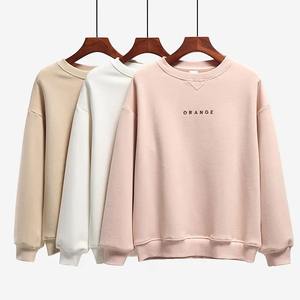 Sweat à capuche à manches longues anti-rétrécissement personnalisé pour femmes en coton à séchage rapide respirant avec broderie 3D avant imprimé sweat-shirt d'hiver - Product Image 3