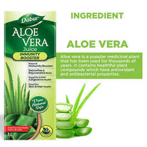 Auténtico Jugo de Aloe Vera Dabur 1 L, Jugo Natural a Base de Aloe que Apoya la Digestión y la Limpieza del Cuerpo - Product Image 5