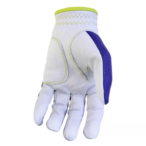 Gants de golf et d'équitation en cuir Cabretta de qualité supérieure avec dessus en maille respirant et durable, gants en peau de mouton, logo personnalisé - Product Image 6