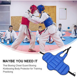 Bouclier d'entraînement de Sparring réversible réglable coussin de ventre de poinçonnage lourd vente en gros boxe poitrine garde corps protecteur Arts martiaux - Product Image 3