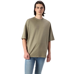 Camiseta Premium de Manga Corta con Hombros Caídos para Hombre, Oversize, Algodón 230g, Ajuste Holgado, Estilo Urbano, Casual, Verano, Secado Rápido - Product Image 2