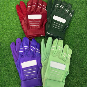 Gants d'entraînement de baseball et de softball antidérapants confortables et doux professionnels Gants de frappeur en cuir - Product Image 6