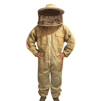 Combinaison d'apiculture monobloc en maille antidérapante Capuche Vêtements de protection ventilés imperméables Niveau anti-piqûre