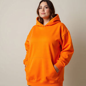 Haute qualité 500 GSM coton français éponge sweat à capuche surdimensionné épais polaire goutte épaule plaine blanc personnalisé hommes sweats à capuche - Product Image 1