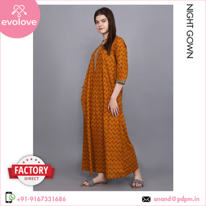 ชุดนอนผ้าฝ้าย100% สำหรับผู้หญิงชุดนอนสีฟ้าใส่สบายสุดๆใส่อยู่บ้านขนาดพิเศษใส่ในฤดูร้อน - Product Image 3