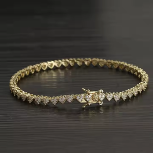 Bracelet de tennis élégant de 4.50mm de longueur bijoux en or cultivés en laboratoire éthique diamants cultivés en laboratoire pour la fête de tous les jours - Product Image 2