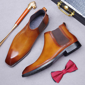 Chaussures de ville en cuir de porc de haute qualité avec revêtement imperméable et semelle intérieure souple pour hommes - Product Image 5