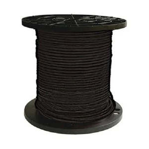 Cable Falcon de Alambre Fino 10 AWG, 500 Pies, Negro, USE-2, Núcleo Único, Cobre Estañado, Aislamiento XLPE, Revestimiento LSZH, Clase C, Retardante de Llama - Product Image 1