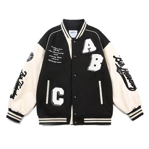 Nuevo estilo de chaqueta de invierno Lettermen para hombres 100% algodón Premium personalizado industria tendencia Premium Stand Collar ropa - Product Image 2