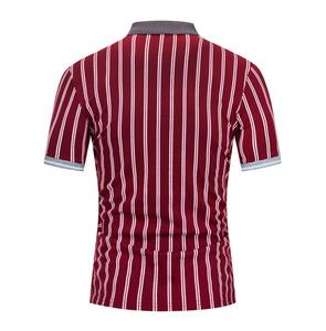 Lo último en camisetas polo de algodón 100% de alta calidad para hombre, camisetas en blanco de golf con logotipo personalizado y cuello vuelto - Product Image 3