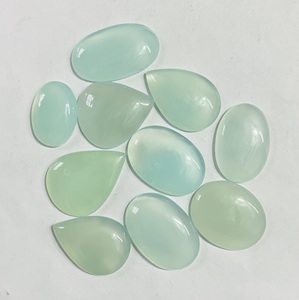 Increíble calidad Aqua Onyx Calcedonia cabujón forma mixta piedras preciosas sueltas para la fabricación de joyas cabujón de piedras preciosas de tamaño personalizado, - Product Image 3