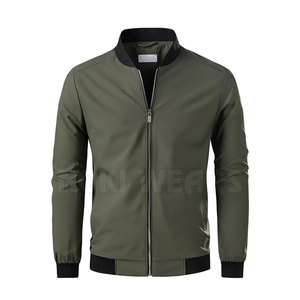 Chaqueta Bomber de Nailon y Poliéster en Oferta Online, Chaqueta Bomber para Hombre con Impresión de Logotipo de Marca Privada - Product Image 1