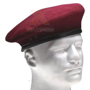 Bérets de couleur unie de haute qualité, accessoires d'uniforme 2026, bérets, nouvelle arrivée - Product Image 2