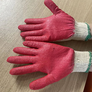 Guantes de seguridad de látex vietnamitas Guantes de trabajo de goma de Palma semicubierta para jardinería - Product Image 1