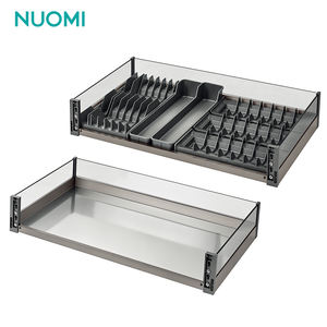 NUOMIモダンキッチン収納引き出しスライド式バスケットキャビネットオーガナイザー金属多機能キッチン引き出し引き出し - Product Image 3