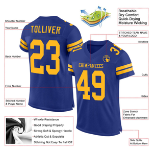 เสื้อเจอร์ซีย์ฟุตบอลทีมอเมริกันทีมฟุตบอล OEM - Product Image 2