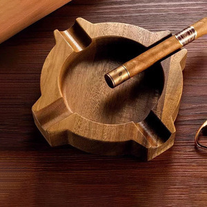 Meilleurs cendriers en bois de créateurs pour contenir des cendres de fumée grande demande cendrier à cigarettes en bois de luxe - Product Image 4