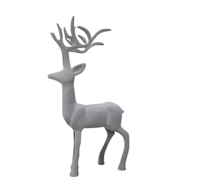 Nuevo Reno decorativo Gran diseñador Rein de aluminio Ciervo PC blanco para Navidad Decoración de Navidad hecha a mano - Product Image 1