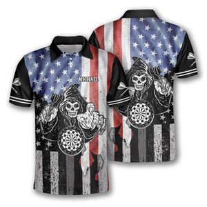 เสื้อโปโลลูกดอกแบบพรีเมี่ยมพร้อมวัสดุแห้งเร็วการพิมพ์ซับลิเมชันสีเต็มรูปแบบใส่สบายทีมสร้างแบรนด์ได้อย่างเป็นส่วนตัว - Product Image 4