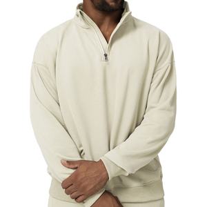 Sudadera con Capucha Personalizada al por Mayor con Logotipo Personalizado para Hombre, Talla Grande, Estilo Urbano, Impresión, Bordado, Media Cremallera, Unisex, Logotipo Personalizado, Alta Calidad - Product Image 5