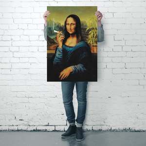 Mona <b>Poster</b> Joint Paper Material Wall Usage - Product Image 4