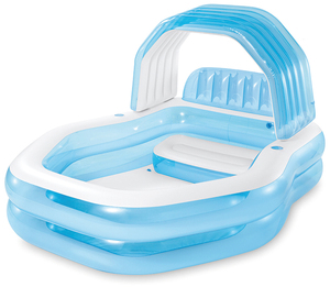 Piscina Gonfiabile Familiare con Parasole Cm. 229x191x135 H (lt. 530) - Product Image 1
