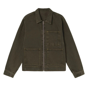 แจ็กเก็ตยีนส์ใส่ได้ทั้งชายและหญิงแนวสตรีทแฟชั่นวินเทจทรงสลิมฟิตขาดสีน้ำเงินดำเทาน้ำหนักเบาอินเทรนด์สวมใส่สบาย - Product Image 6