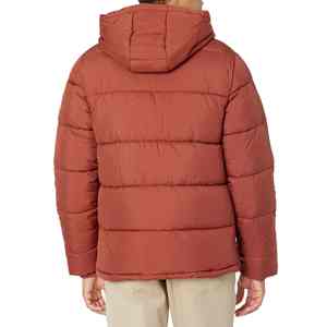 Custom Windbreaker Ripstop <b>Hooded</b> <b>Padded</b> Quilted Puffer Down <b>Jacket</b> for Men Comfortable <b>Jackets</b> Wholesale Manufacturer - Product Image 2