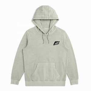 เสื้อฮู้ดดี้ทรงปกติ ยูนิเซ็กซ์ สีพื้น ผ้าฝ้ายเฟรนช์เทอร์รี่ ระบายอากาศได้ดี เป็นมิตรกับสิ่งแวดล้อม สวมใส่สบาย โลโก้ด้านหน้า - Product Image 4