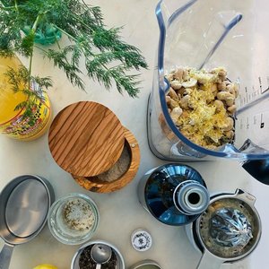 Bambú Sal y Pimienta Caja Cocina Imán Cubiertos Set con Salero y Guardián - Product Image 3