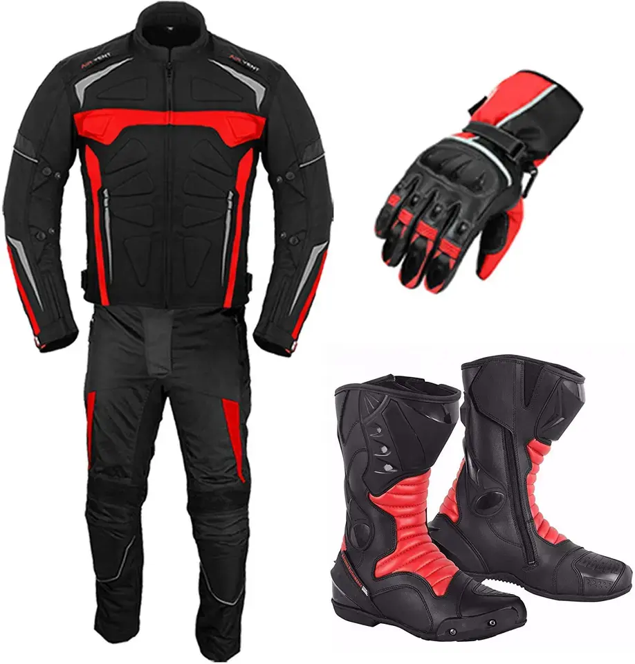 Venta personalizada Compre el mejor diseño Último estilo Traje de moto Nueva llegada Hombres Traje de carreras Personalizado Seguridad Carreteras Traje informal al aire libre