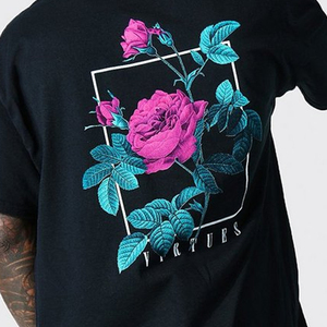 T-shirts pour hommes en coton et fibre de bambou de qualité supérieure, service OEM personnalisé avec motif, écologiques, séchage rapide, respirants, style urbain - Product Image 5
