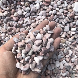 Vietnam Factory Direct Supplies Natural Pebble Tumbled Pink Pebble <b>Stone</b> for Terrazzo Floor Landscaping Outdoor Gravel Pebbles - Product Image 5