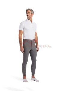 Fashion men breeches wholesale equestrian trousers soft breathable fabric slim fit riding wear bulk order factory direct OEM - Product Image 3
