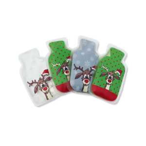 Juego de 4 Calentadores de Manos y Pies con Forma de Reno Didi, Botella de Agua Caliente para Calentar - Product Image 1