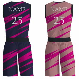 Uniforme de basket-ball d'équipe personnalisé réversible par sublimation en gros uniforme de basket-ball 2025 avec short réversible - Product Image 2