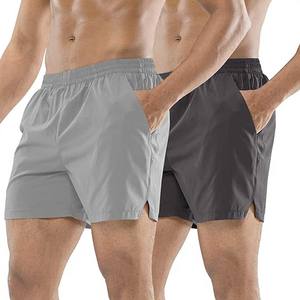 <b>Men's</b> Athletic Gym <b>Shorts</b> Set Workout Basketball Running <b>Elastic</b> <b>Waist</b> with Zipper Pocket <b>Short</b> - Product Image 6