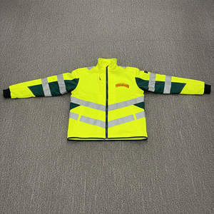 เสื้อผ้าทำงานแบบมองเห็นได้ชัดเจนสำหรับผู้ชาย เสื้อแจ็คเก็ตทำงานแบบสะท้อนแสงเพื่อความปลอดภัย เสื้อแจ็คเก็ตทำงานแบบมองเห็นได้ชัดเจนสำหรับงานก่อสร้าง - Product Image 5