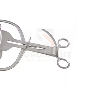 Retractor manual Balfour con mango de lazo y hoja ancha de acero inoxidable, certificado CE, venta al por mayor por Surgiright Instruments - Product Image 4