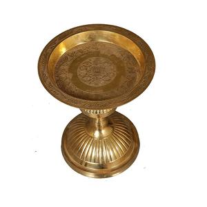 Urli สีทองสำหรับงานแต่งงานทำด้วยมือมีสไตล์ทำจากทองเหลืองหรูหราขนาดกำหนดเองพิมพ์โลโก้ตามสั่ง - Product Image 1