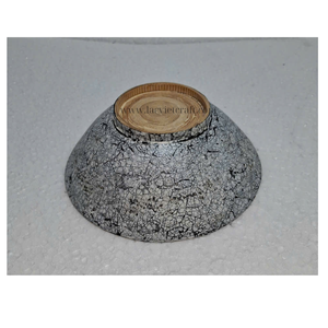 Bol à salade en bambou filé avec incrustation de coquille d'oeuf à prix réduit, fait à la main, ustensiles de cuisine avec logo personnalisé du Vietnam, bon choix - Product Image 4