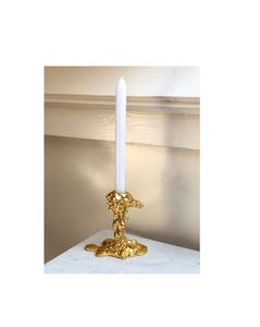 Bougeoir en métal de style Boho avec cadre de forme libre et design éclectique parfait pour le style d'étagère en couches et les accents de chambre à coucher - Product Image 2